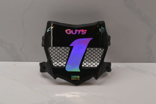 "MotoCutz" Vented Front Number Plate