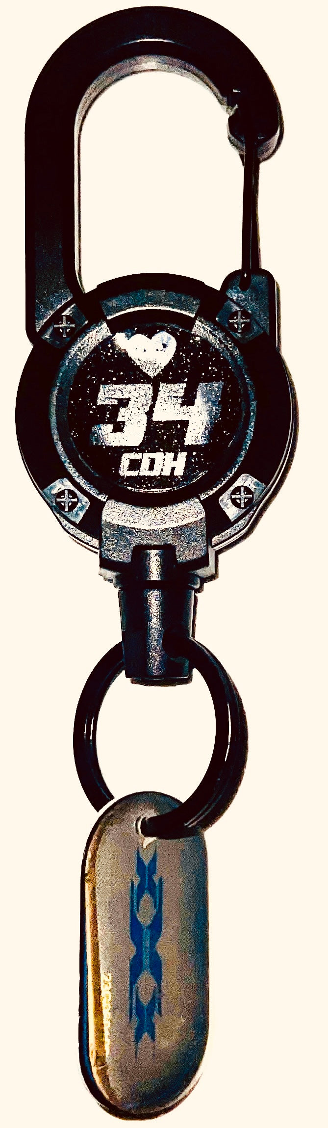 Customizable Retractable Keychain
