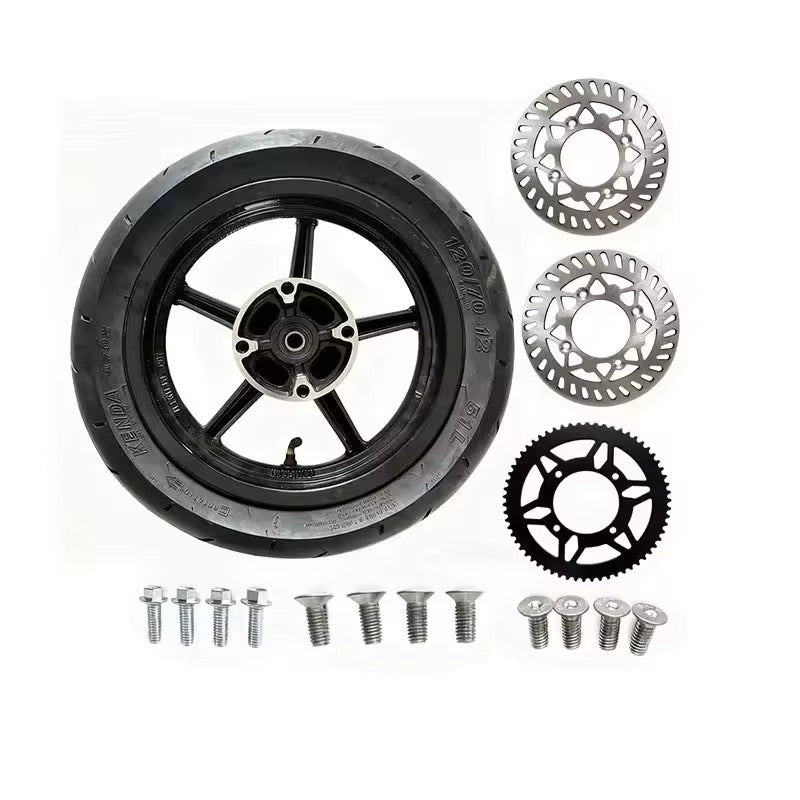 12" Supermoto Set With Sprockets and Rotors - For Yozma IN10 and Tuttio Soliel 01