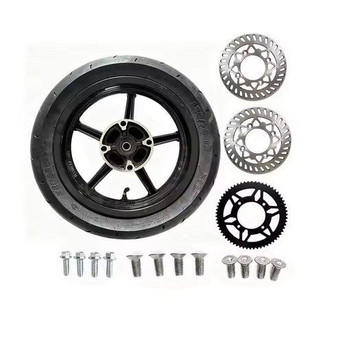 12" Supermoto Set With Sprockets and Rotors - For Yozma IN10 and Tuttio Soliel 01
