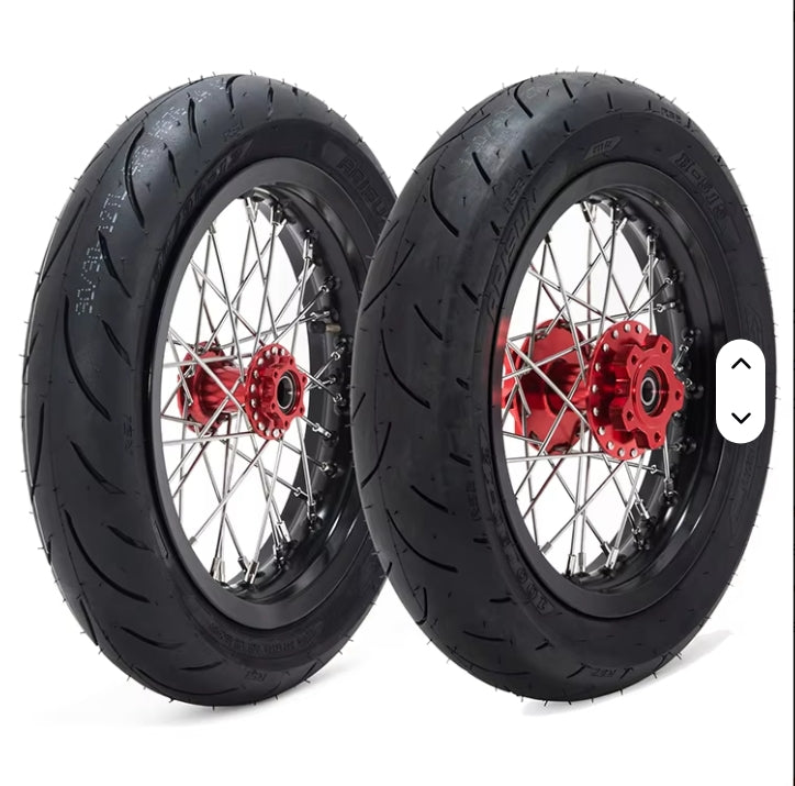 MotoTec Super-Moto Wheel Set