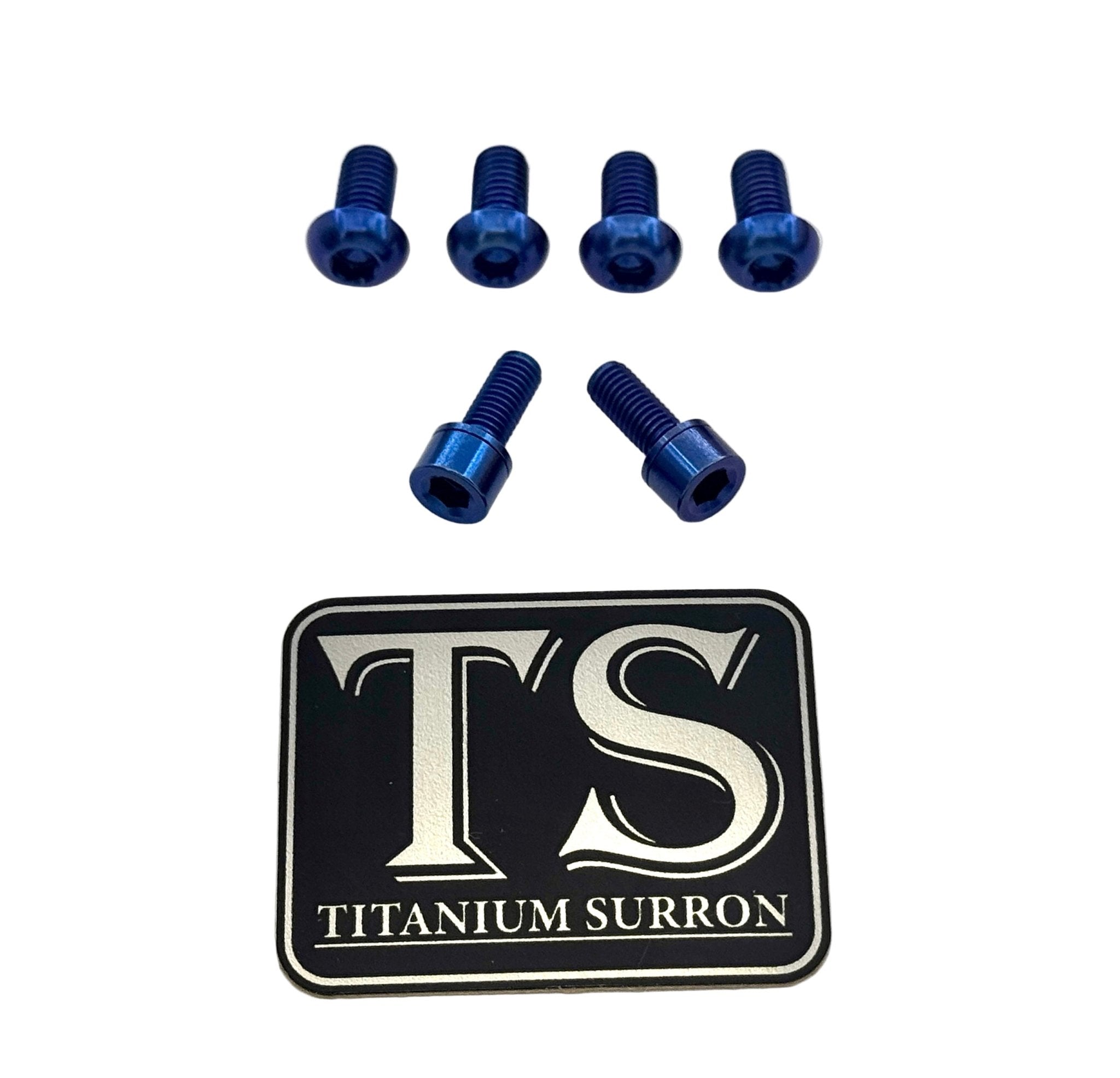 Titanium E-Moto Headlight Mount Bolts