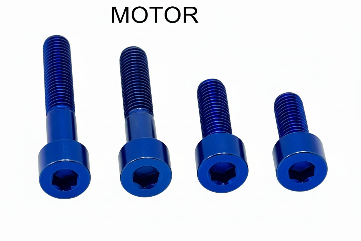 Titanium Motor Bolts - E-Ride Pro (all models)